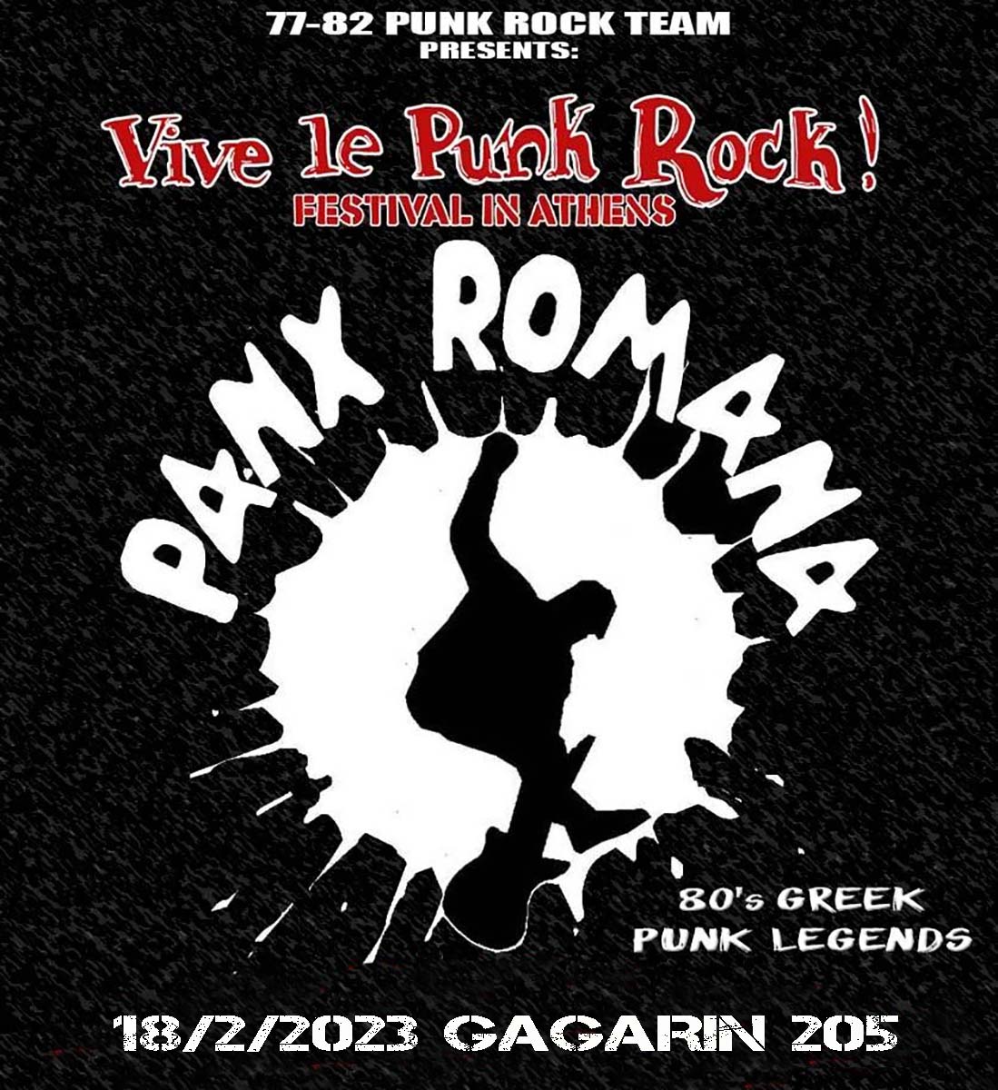Οι Panx Romana στο Vive Le Punk Rock Festival 18/2/2023